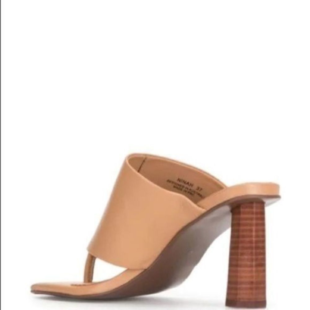 SENSO Nina Leather Heels Nude US 10.5 Chunky Heels - Picture 9 of 13